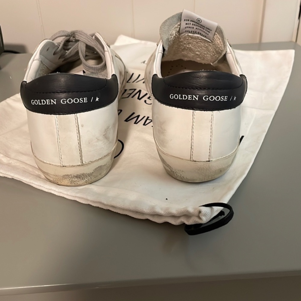Golden Goose White and Gray Women's Sneakers - Picture 4 of 12